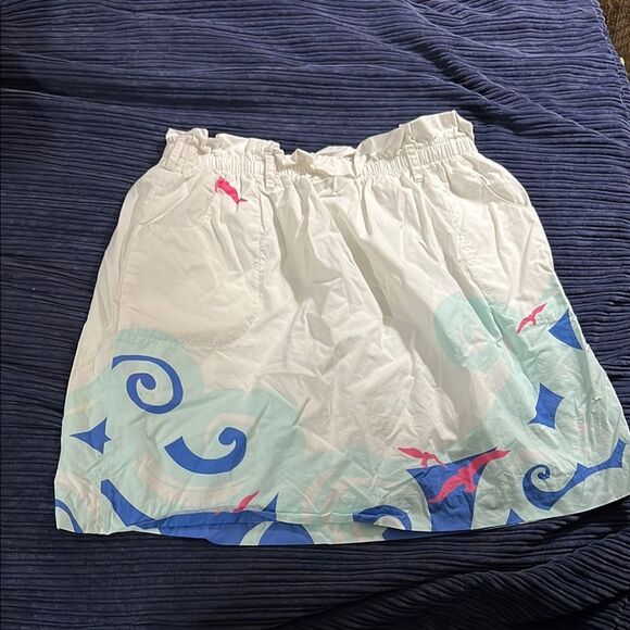 Lilly Pulitzer Dresses & Skirts - Lilly Pulitzer White and Blue Mini Skirt